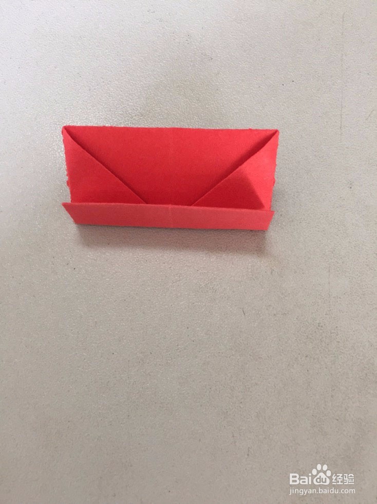 幼儿书生帽子亲子折纸