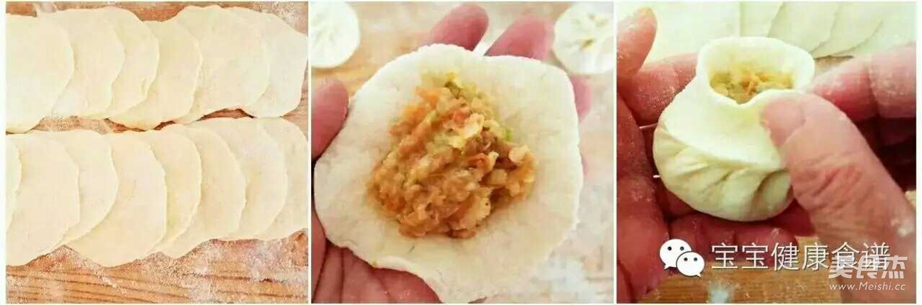 松软的大包子和肉龙