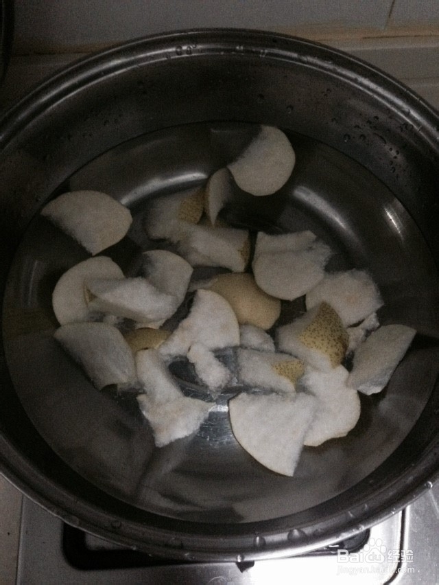 冰糖雪梨的制作方法
