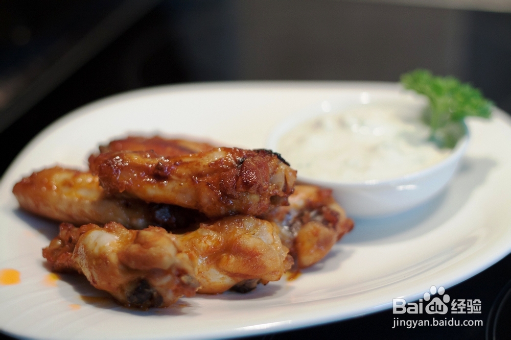 曼步厨房 - 布法罗鸡翅/美式辣鸡翅