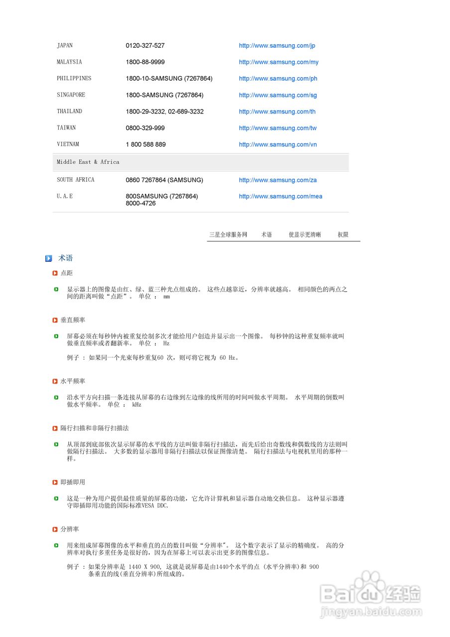 三星931BW液晶显示器使用说明书:[6]