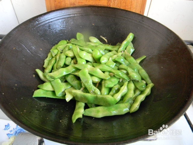 家常小炒——蒜香扁豆