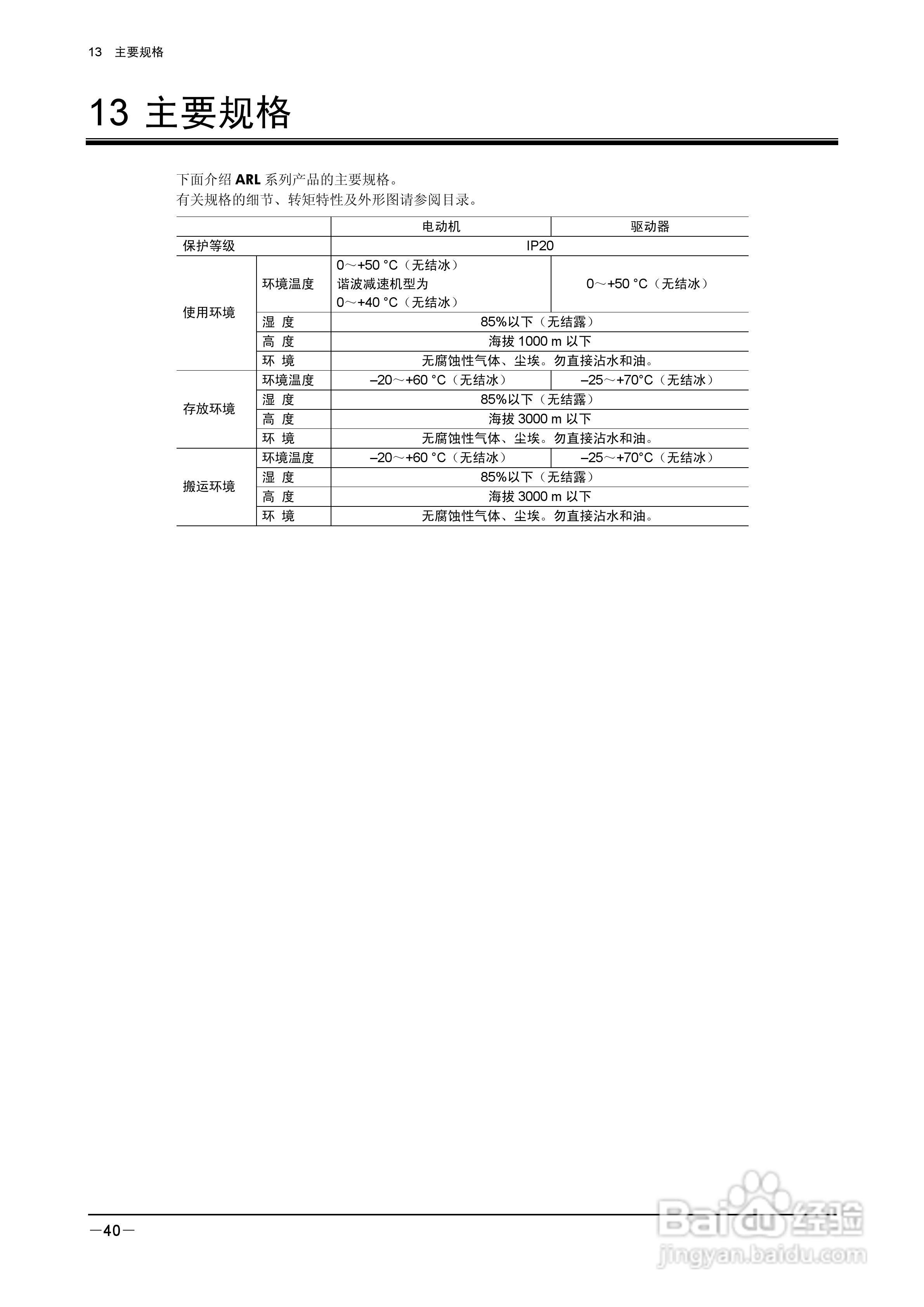 HM-60022B ARL Series 伺服驱动器说明书:[4]