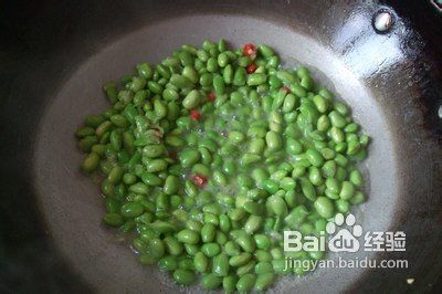 毛豆咸菜炒肉丝的作法