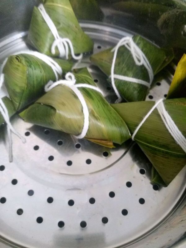 花米干贝小粽子