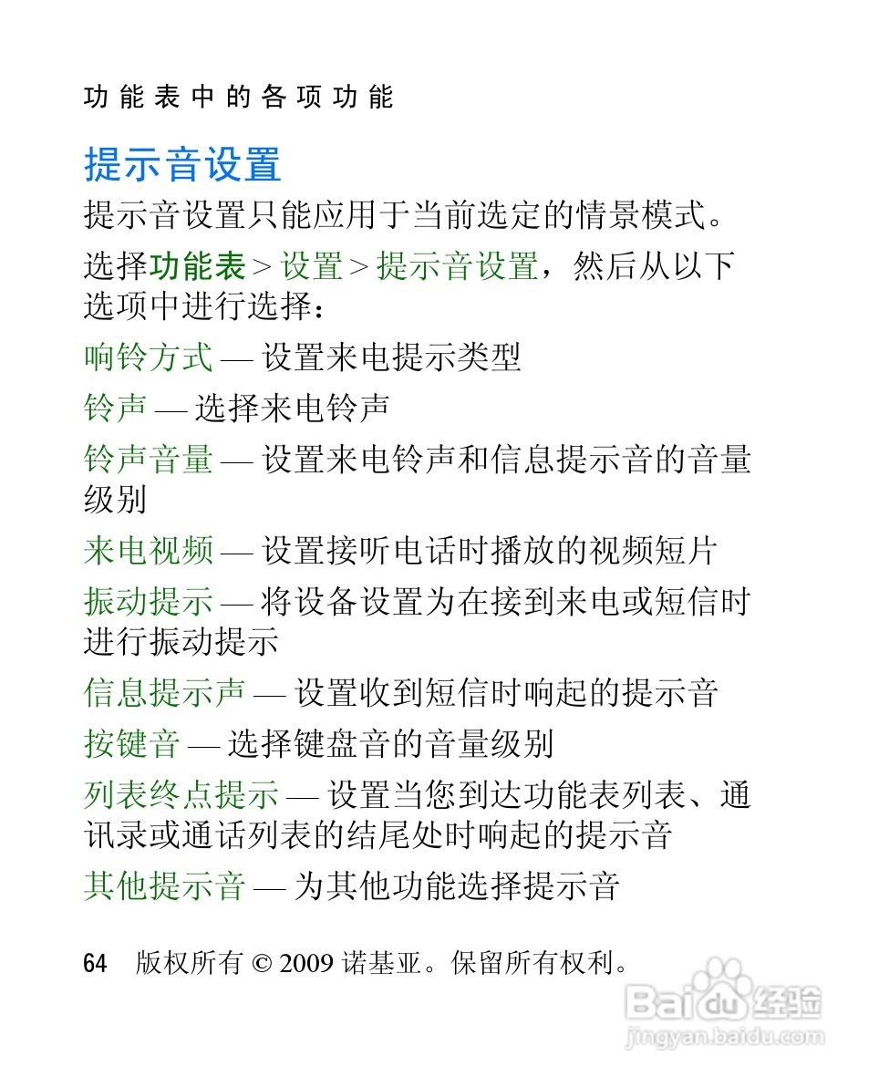 诺基亚2228手机使用说明书:[7]