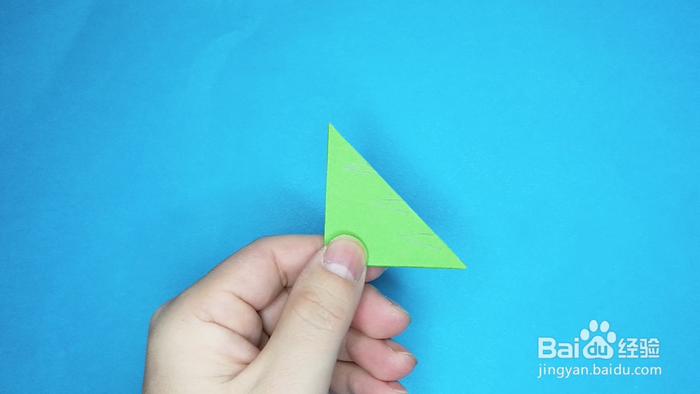 折纸：小壮手工怎么折圣诞树书签