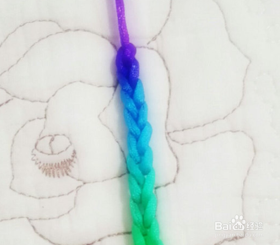 最简单好看的脚链编法