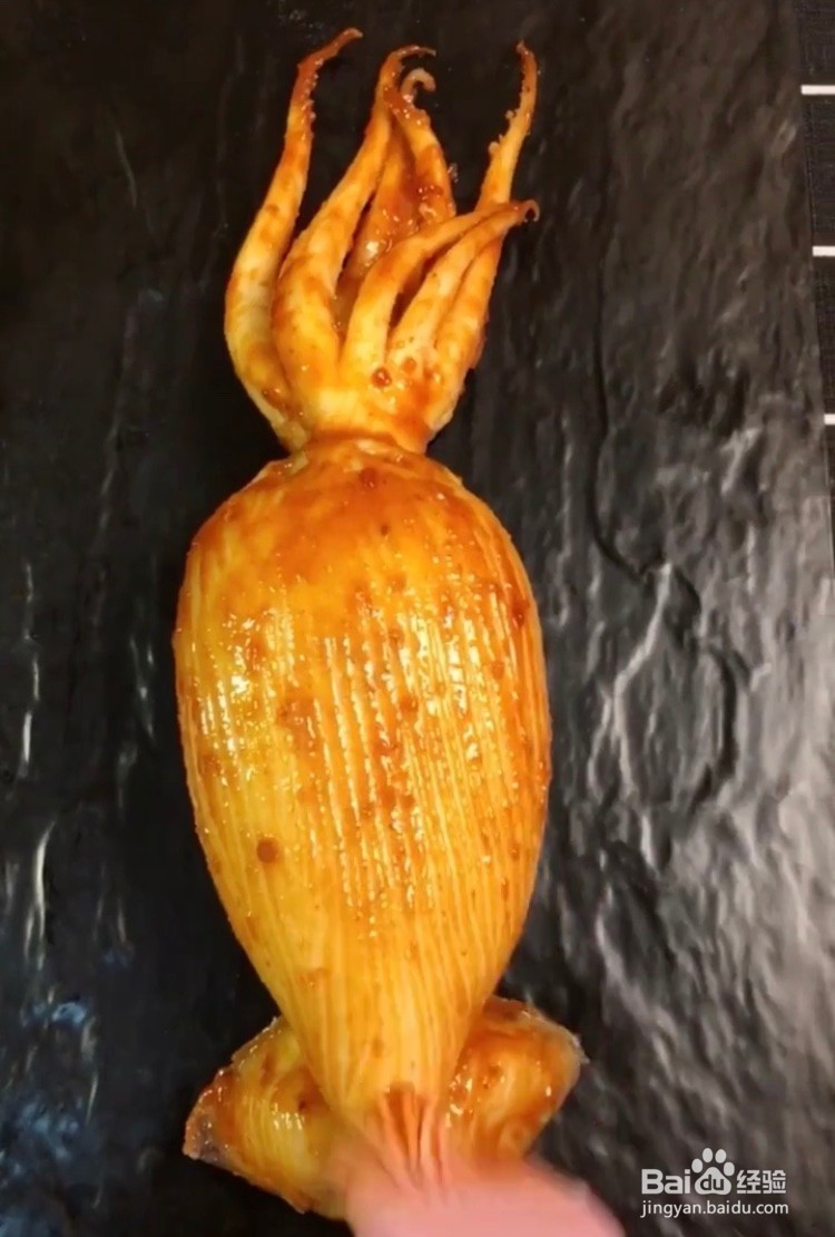 烧烤味的鱿鱼包饭怎么做