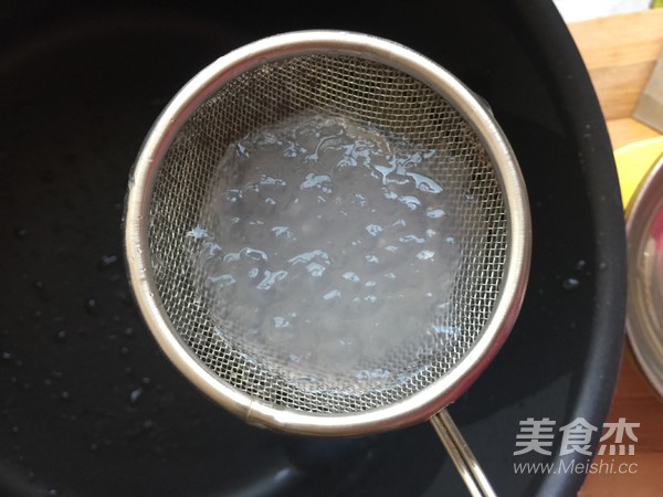 红豆西米椰奶冻
