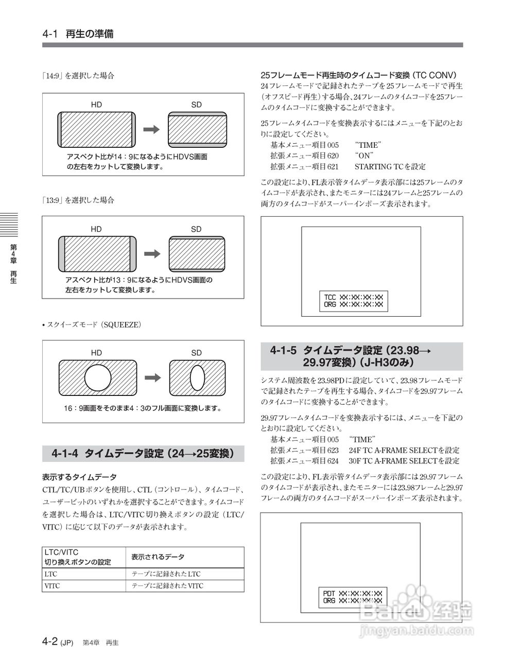 SONY J-H1 J-H3 编辑机说明书:[3]