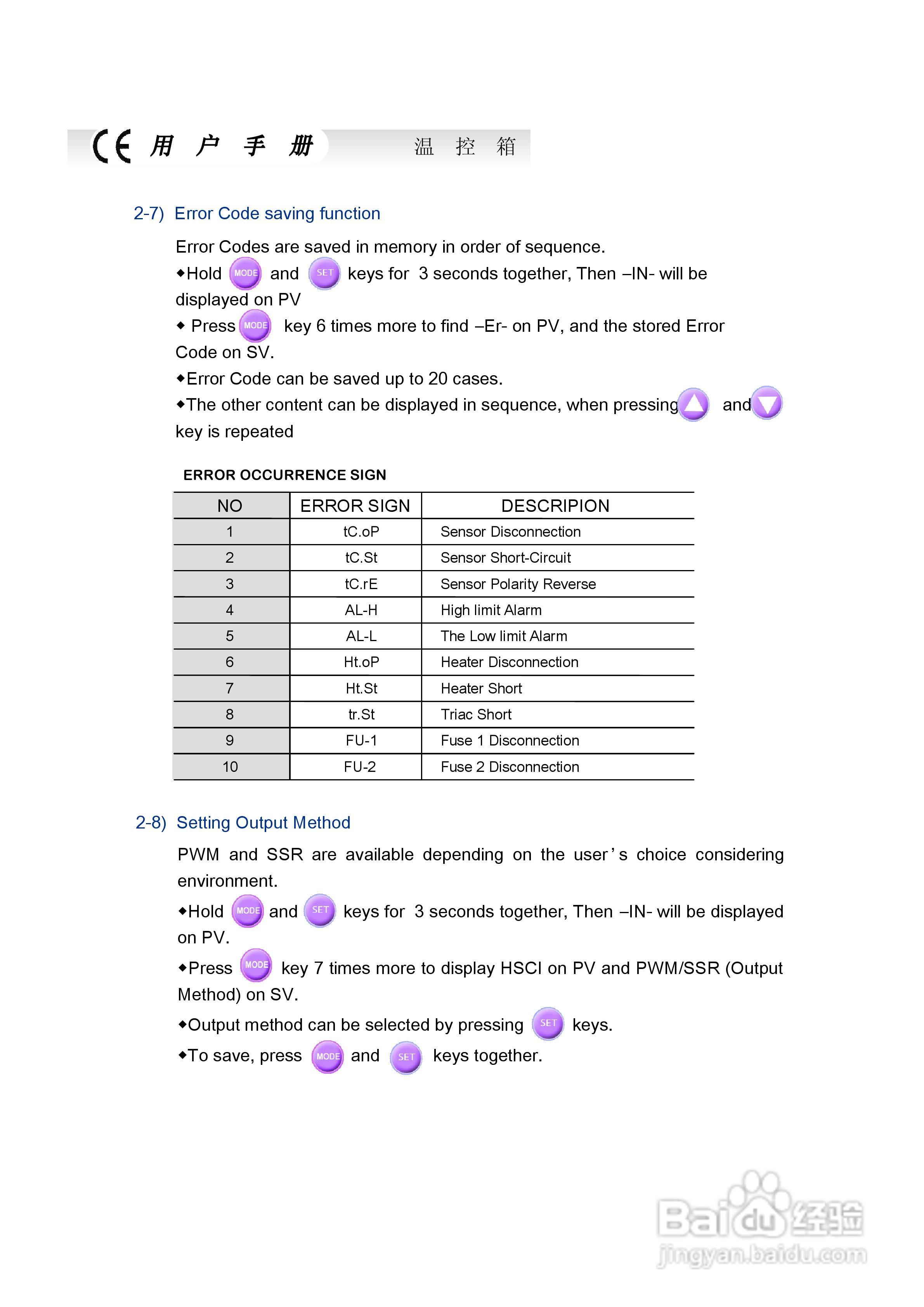 Temperature controller ACR &ndash; 201系列温控器用:[3]