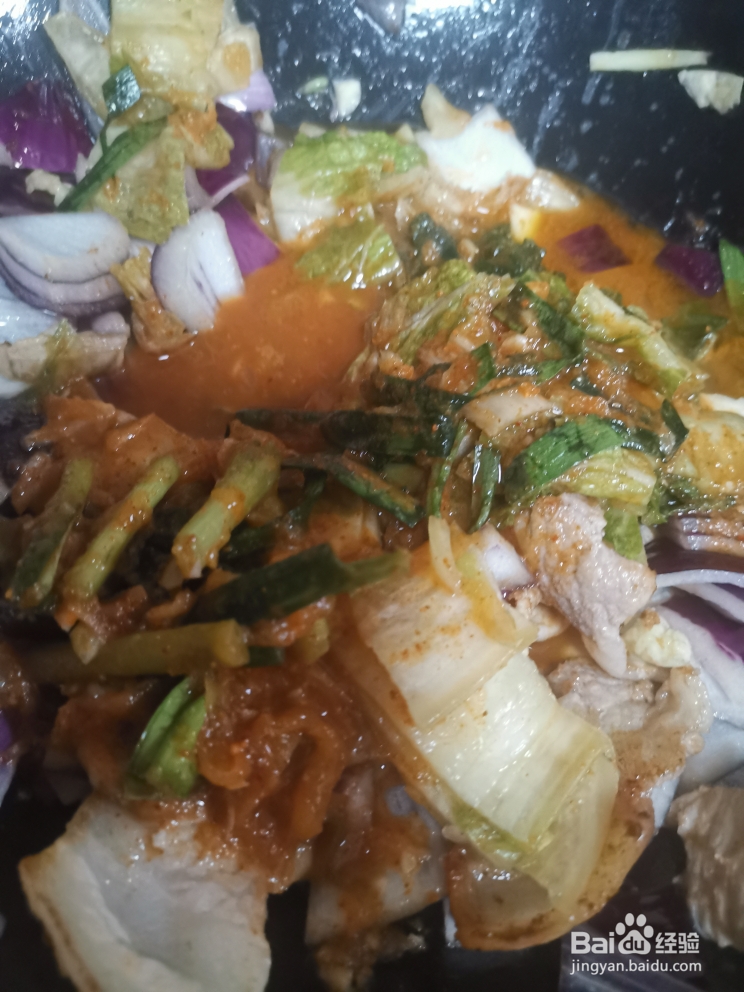 细腻美味的辣白菜五花肉