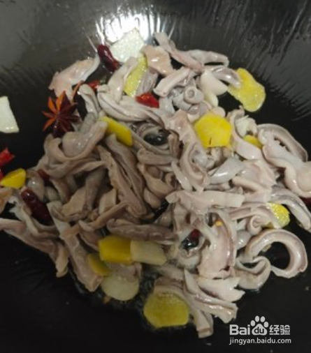 图解猪肚的做法