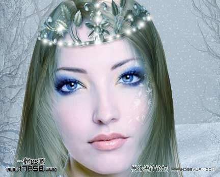 怎样用Photoshop制作梦幻的仿手绘美女效果