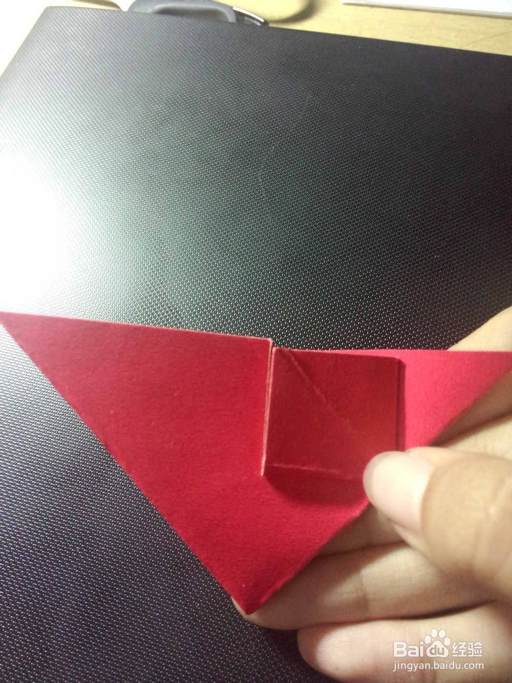 怎么用方形纸折纸心