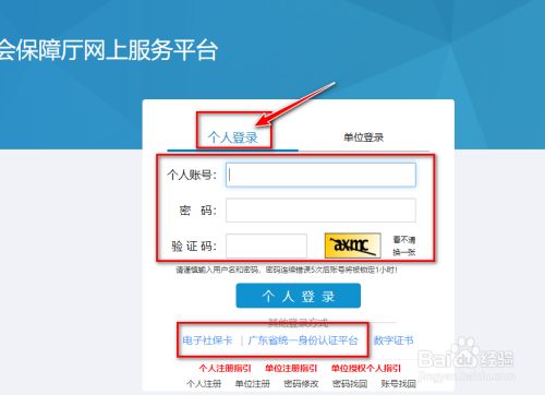 网页跳转到登录界面,填写个人账号,密码.