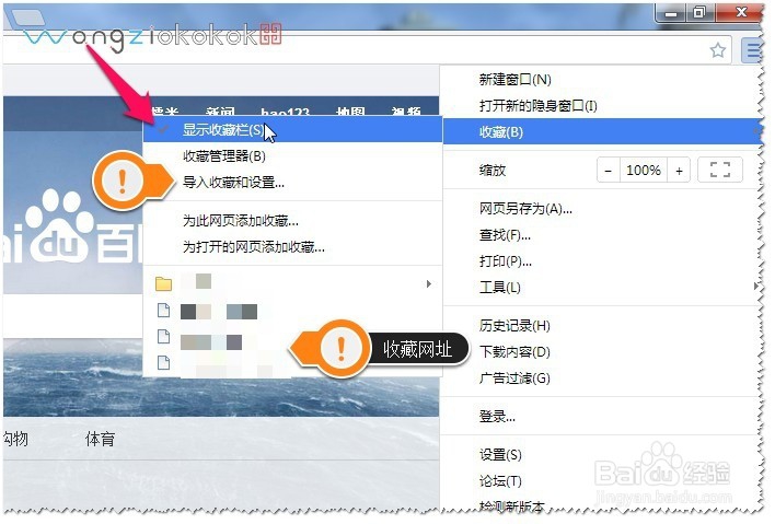 世界之窗浏览器如何导入其它浏览器收藏夹？