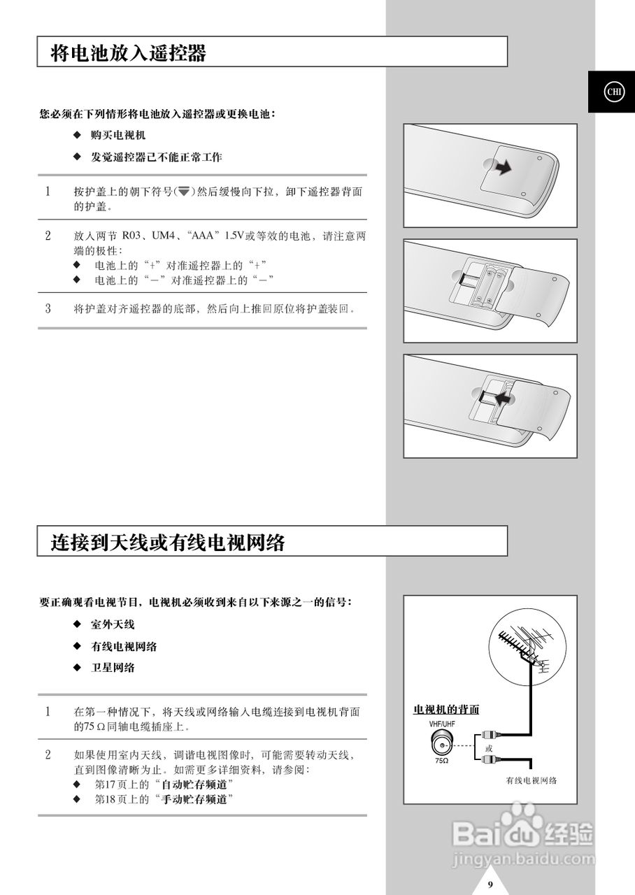 三星SP-47Q5HL彩电使用说明书:[1]
