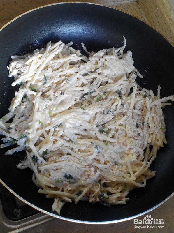 烙饼——土豆金丝饼