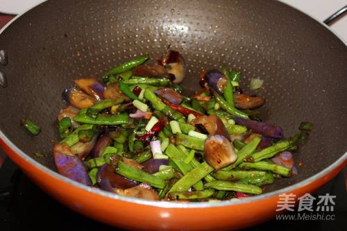 干煸茄子四季豆