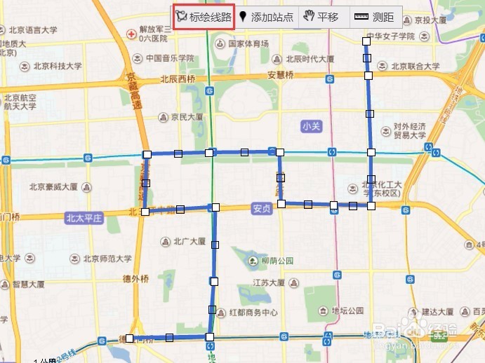 如何使用地图慧快速制作旅游路线图、班车路线图