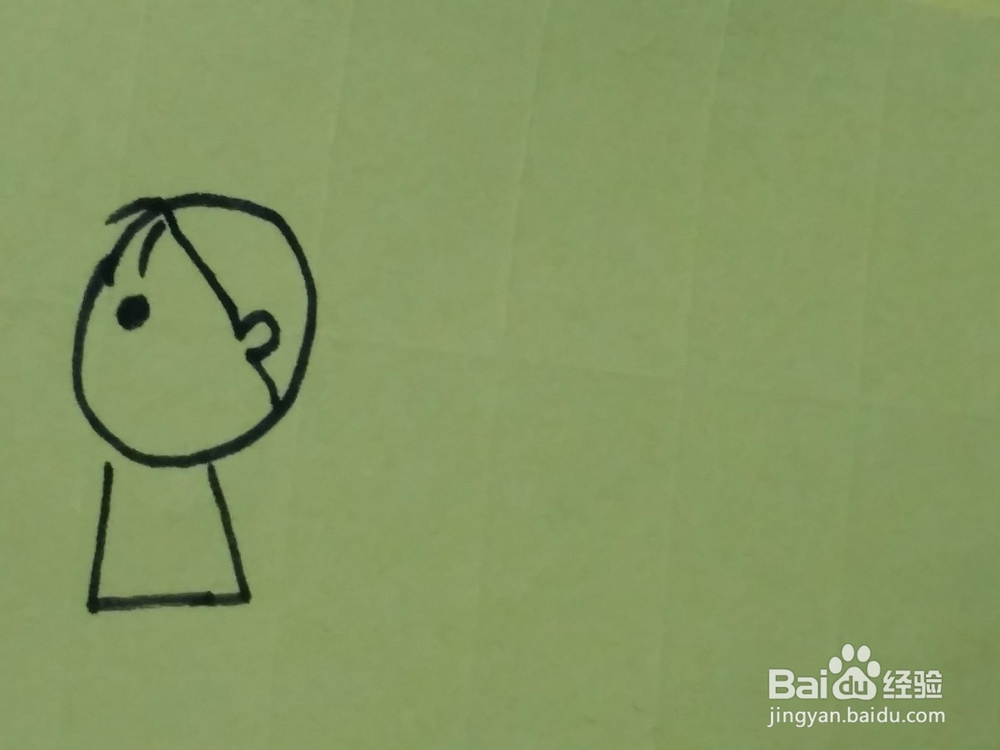 烧水的妈妈儿童简笔画