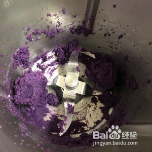 紫薯馅桂花糕的做法