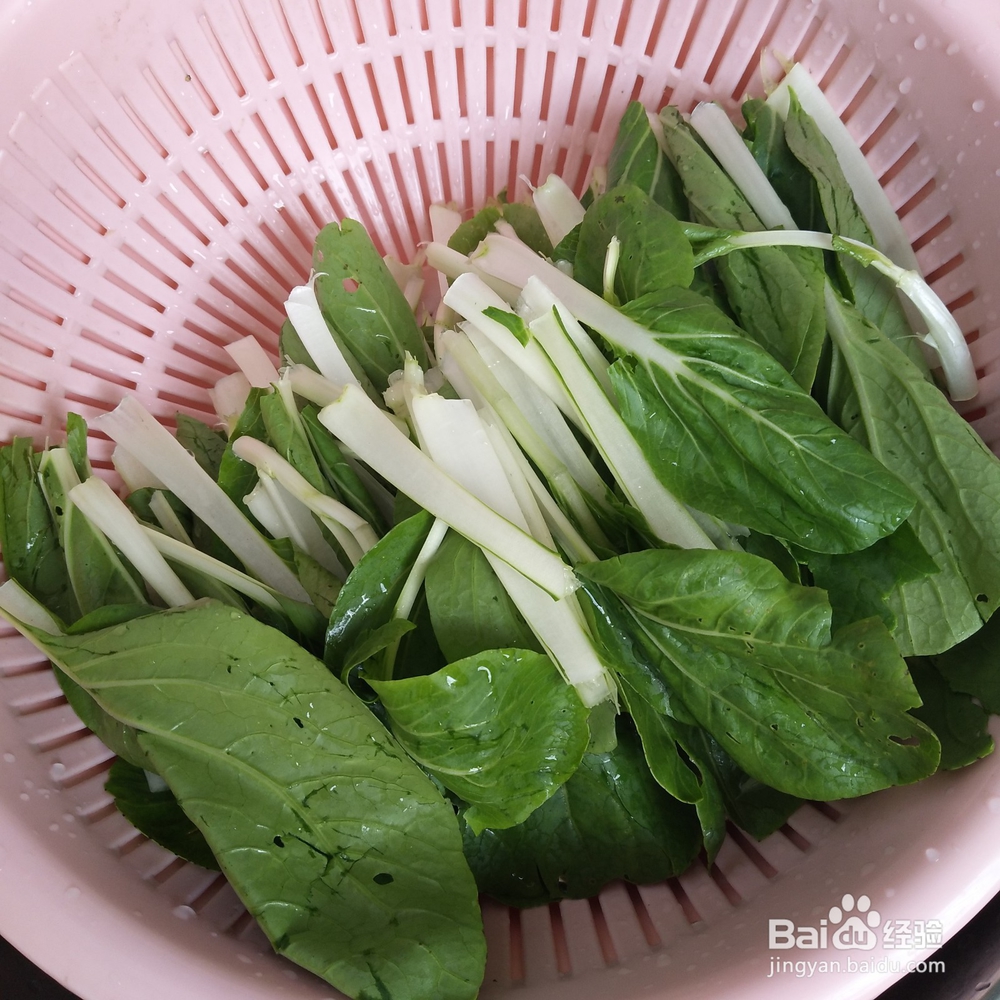 小白菜炒肉怎么炒