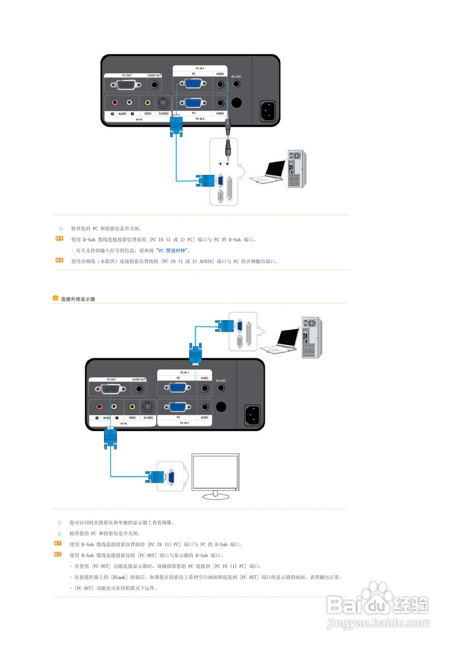 三星SP-L220投影仪简体中文版说明书:[2]