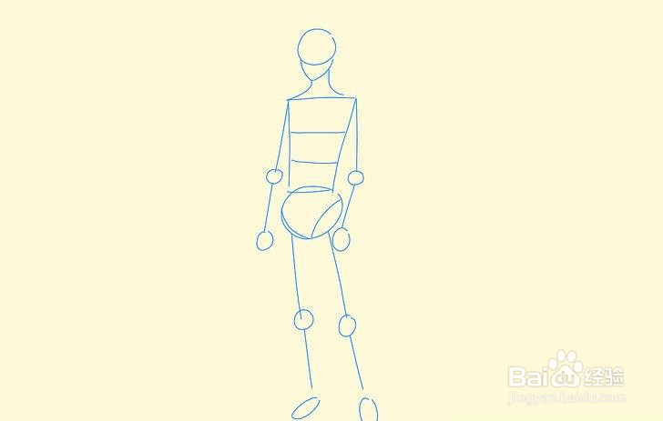 如何画一个动画体