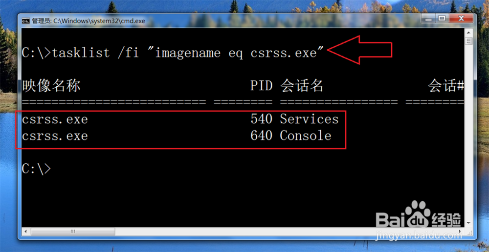 windows上 正常系统进程列表