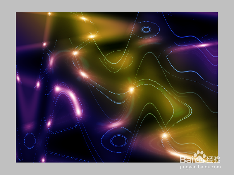 如何利用ps制作五彩效果