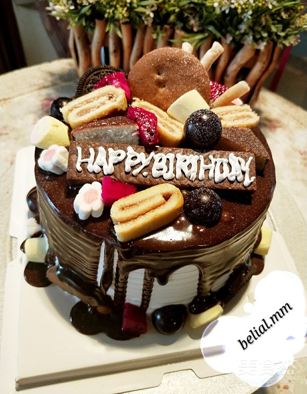 零食控淋面蛋糕