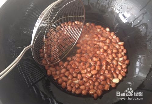 少油版炸花生米家常做法教程图解