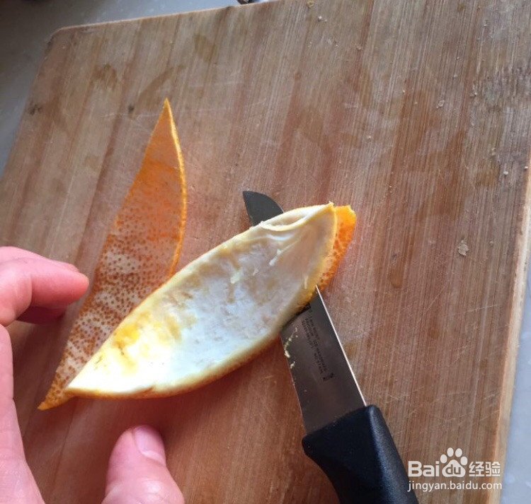 糖渍橙皮的做法