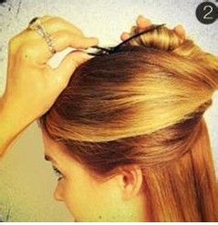 复古长卷发编发