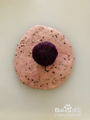 芝麻紫薯软欧包的做法