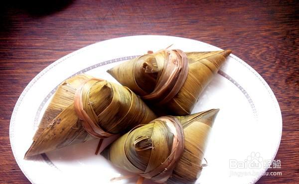 一步步做馋嘴的红枣豆沙粽