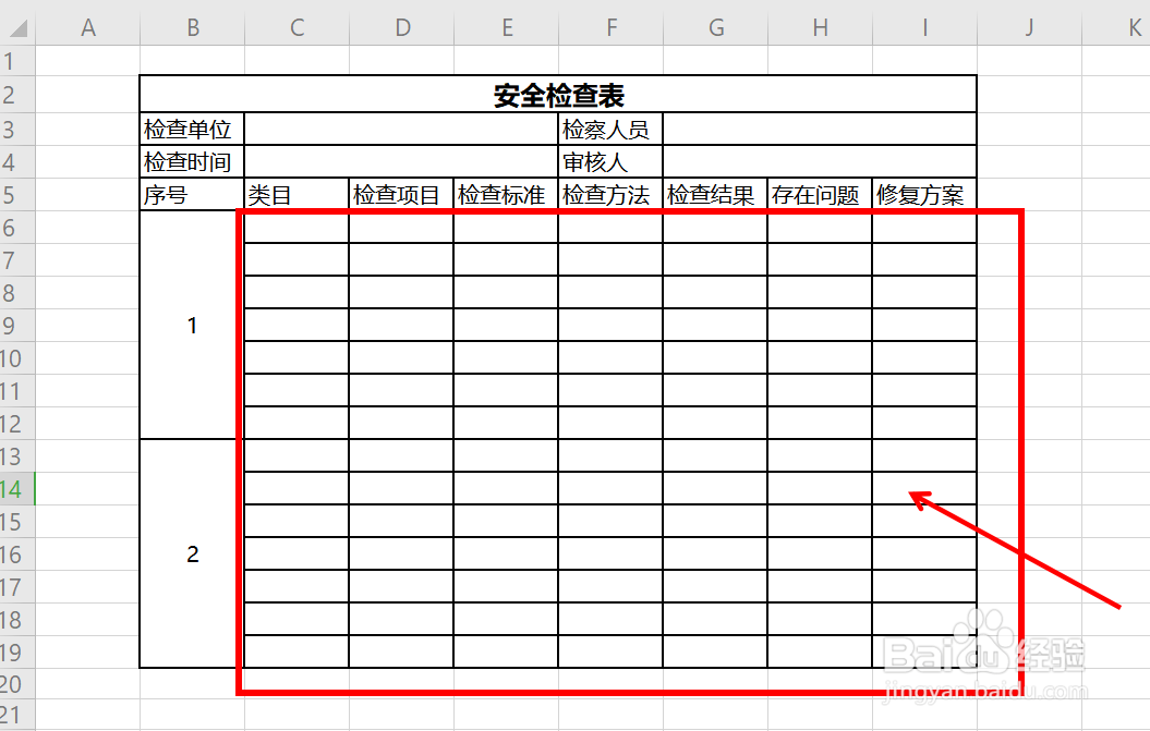 安全检查表编制步骤