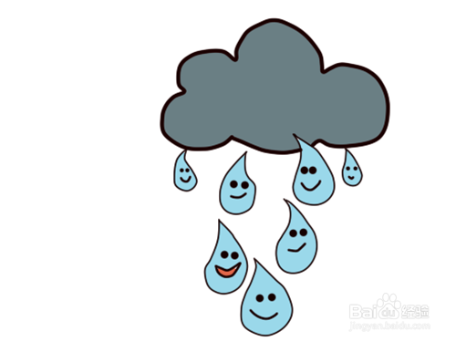 小雨滴简笔画-（小雨滴简笔画 画法）[图]