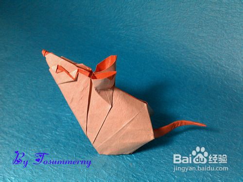 【天の折馆】可爱老鼠折纸实拍教程