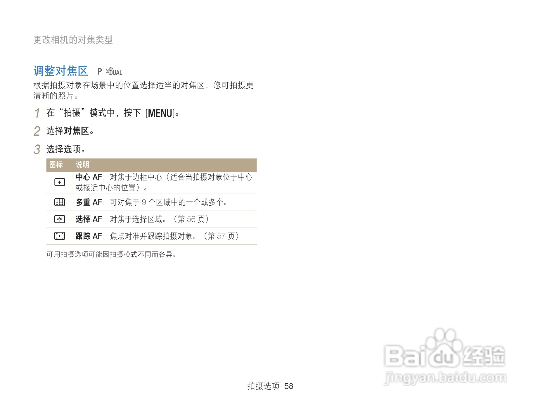 三星WB101数码相机说明书:[6]