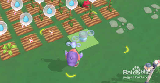 摩尔庄园洒水机怎么用