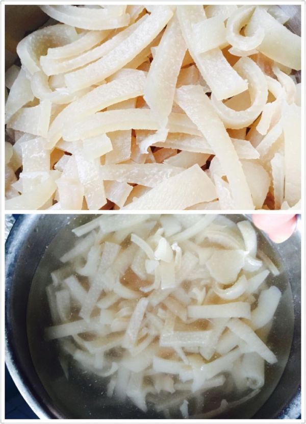 五香彩色肉皮冻