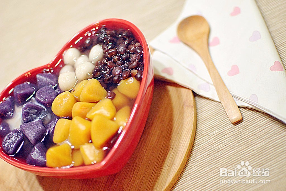 库库芭比教你如何做全手工芋圆红豆汤