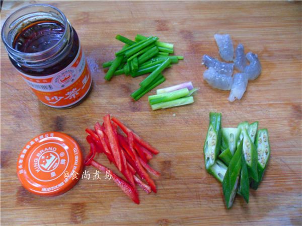 沙茶酱鲜虾炒面