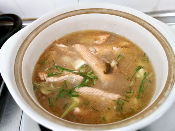 味增三文鱼排豆腐汤