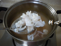 甘笋腐竹炒鲜鱿