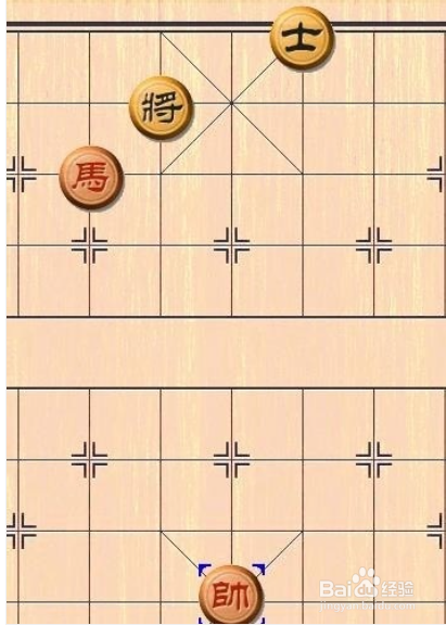 象棋残局的练习：[5]单马擒单士